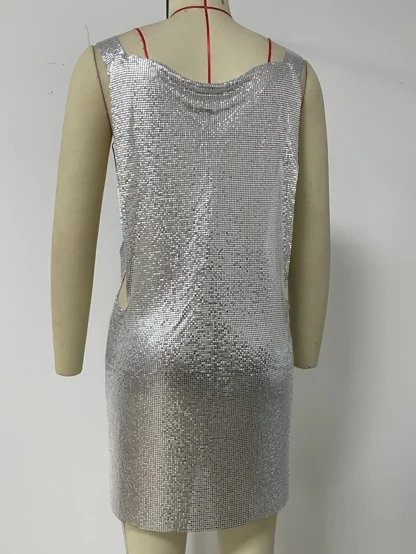 Elegant Sequin Mini Dress - Image 5