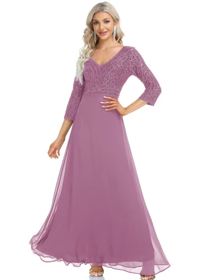 Elegant V-Neck Sequin Sundress - Image 6