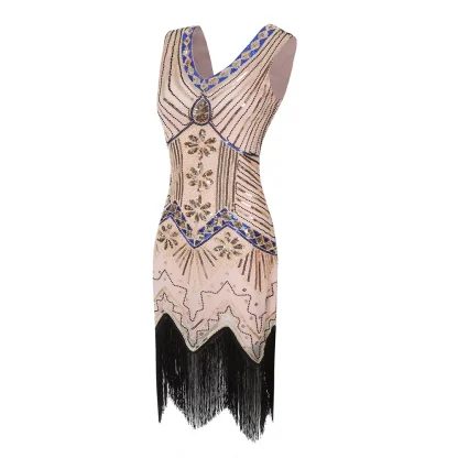 Tassel Sparkling Sequin Party Dress - Image 3