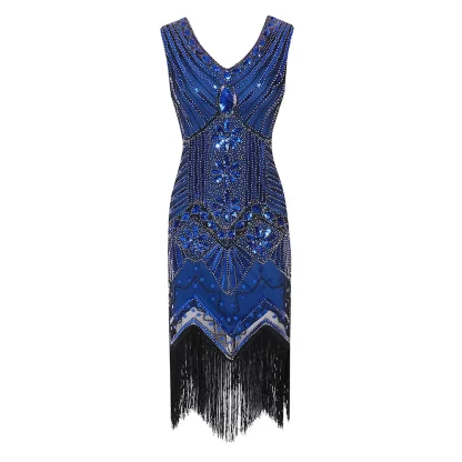 Tassel Sparkling Sequin Party Dress - Image 7