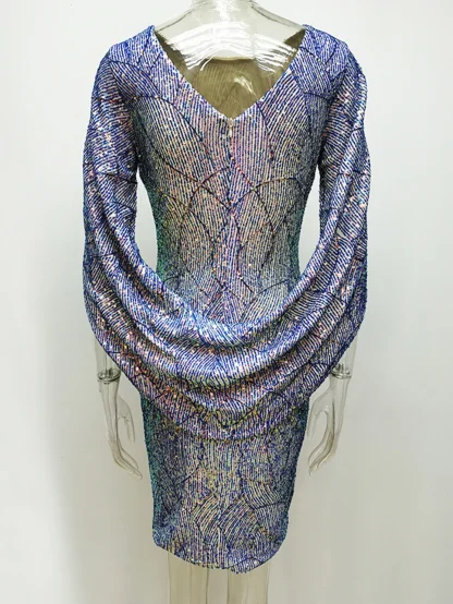 Sexy Elegant Butterfly Sleeve Dress - Image 6