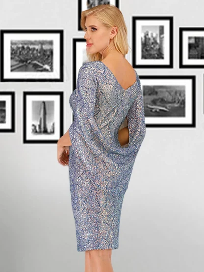 Sexy Elegant Butterfly Sleeve Dress - Image 2
