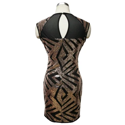 Chic Sparkling Evening Dress - Image 3