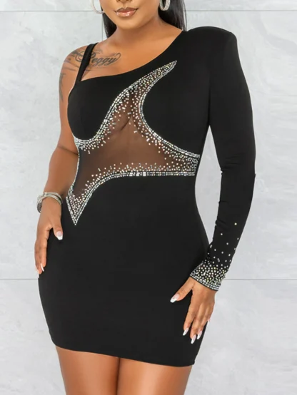 Elegant Evening Slip Sequin Dress