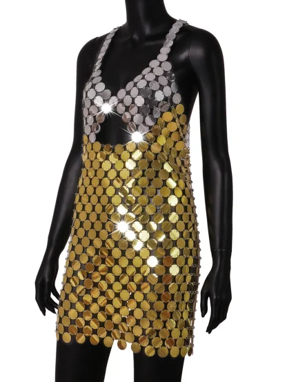 Sparkling Slip Sequin Dress