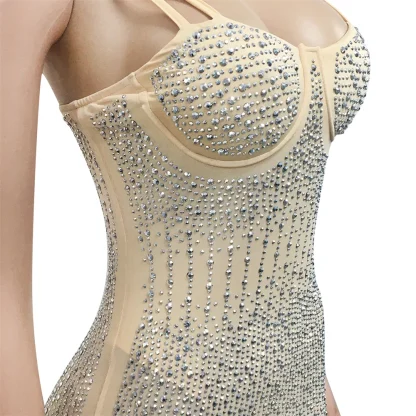 Evening Shimmering Sequin Dress - Image 5