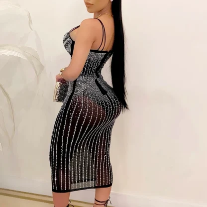 Evening Shimmering Sequin Dress - Image 2