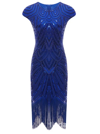 Chic Sparkling Fringe Dress - Image 3