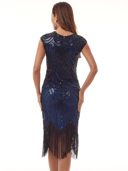Chic Sparkling Fringe Dress - Image 2
