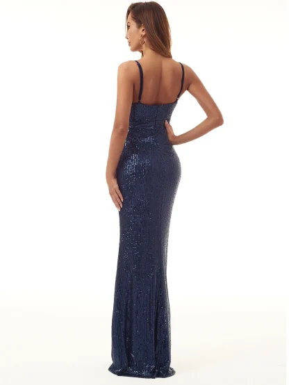 Elegant Sequin Evening Dress - Image 2