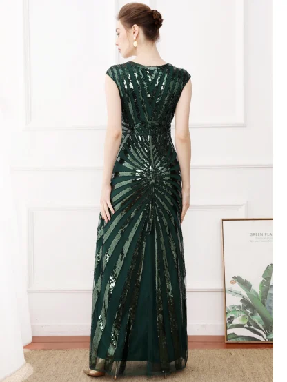 Long Shining Sequin Maxi Dress - Image 2