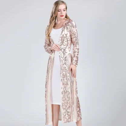 Glamorous Sparkling Cardigan Dress - Image 6