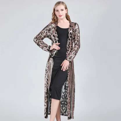 Glamorous Sparkling Cardigan Dress