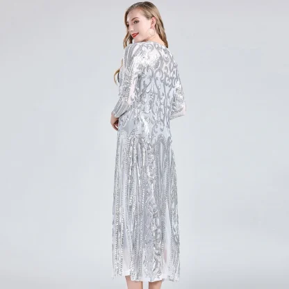 Glamorous Sparkling Cardigan Dress - Image 5