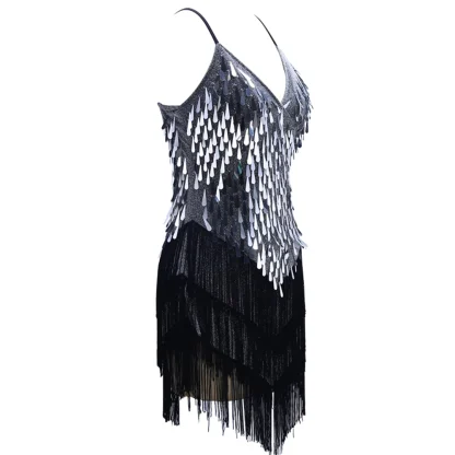 Seductive Slip Sequin Mini Dress - Image 4