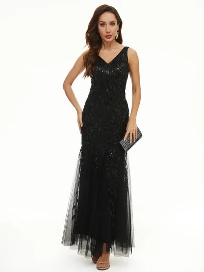Evening Party Sequin Dress - Image 6