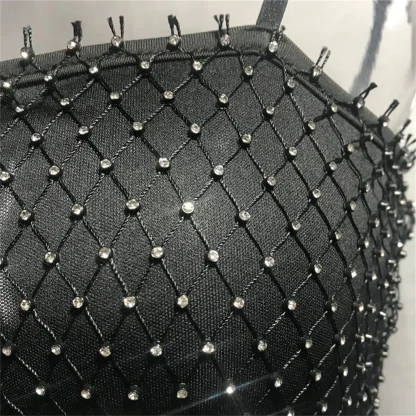Fishnet Party Sequin Slip Dress - Image 5