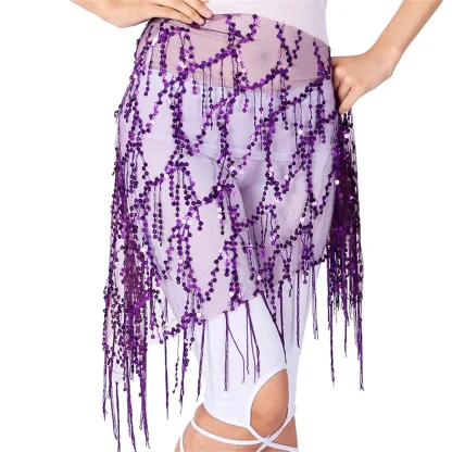 Midnight Glam Sequin Mini Skirt - Image 6