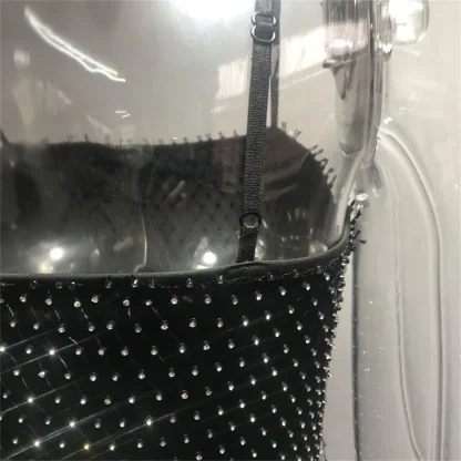 Fishnet Party Sequin Slip Dress - Image 6