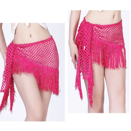 Chic Fringe Sequin Mini Skirt - Image 5