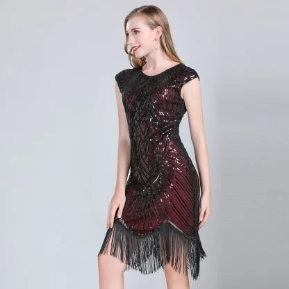 Radiant Bodycon Party Sequin Dress - Image 3