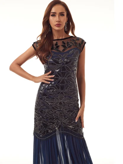 Elegant Sparkling Evening Gown - Image 3