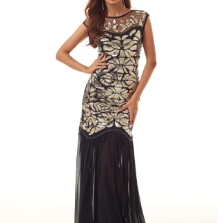 Elegant Sparkling Evening Gown