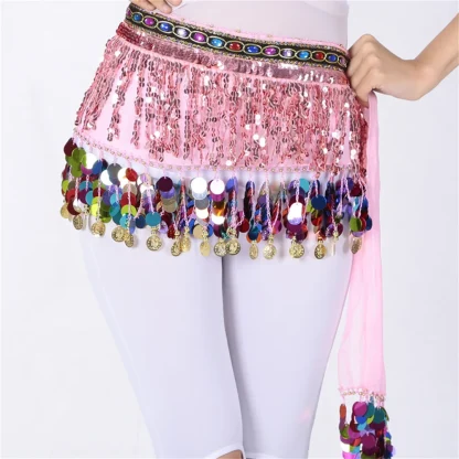 Sultry Sequins Wrap Beach Party Dress - Image 6