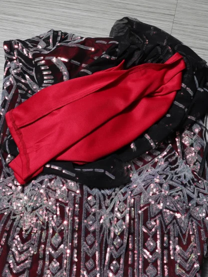 Radiant Halter Sparkling Dress - Image 4