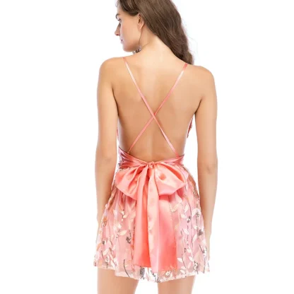 Dazzled Revealing Front Sequin Dress - Image 5