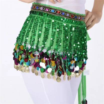 Sultry Sequins Wrap Beach Party Dress - Image 7