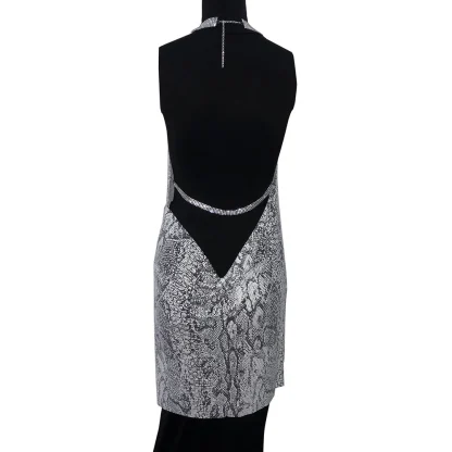 Retro Chic Sequin Party Dress - Image 6