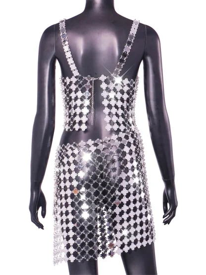 Belly Dance Hip Sequin Dress Set - Image 4