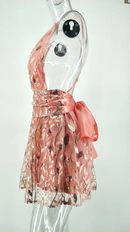 Dazzled Revealing Front Sequin Dress - Image 6