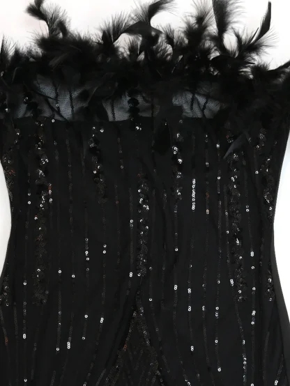 Glamorous Evening Tube Sequin Dress - Image 5