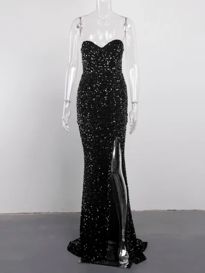 Elegant Sequin Maxi Dress for Stylish Ladies - Image 10