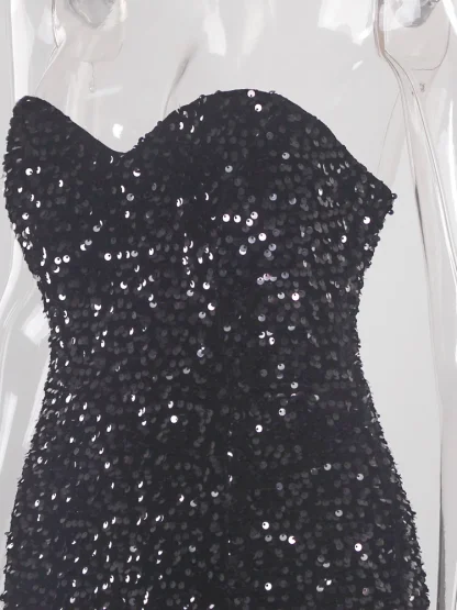 Elegant Sequin Maxi Dress for Stylish Ladies - Image 11